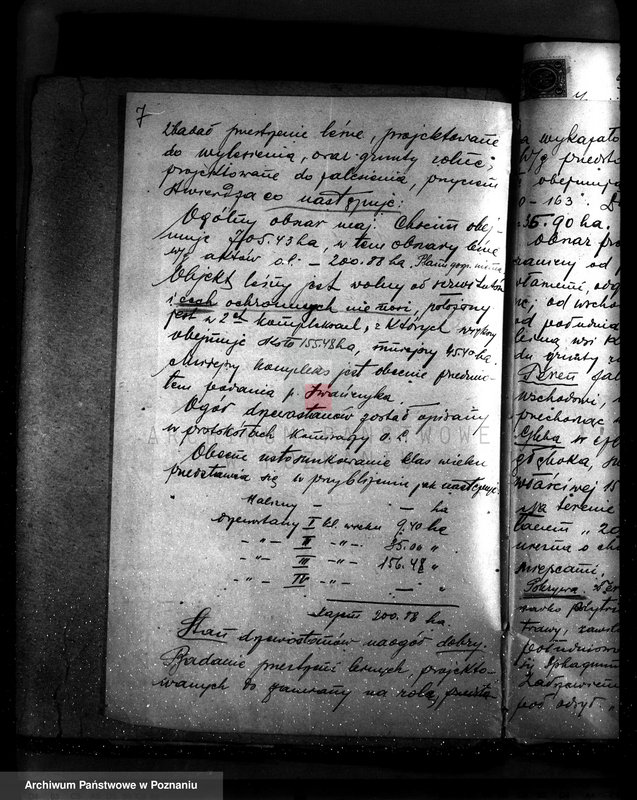 Obraz 11 z jednostki "Sprawa zmiany rodzaju użytkowania gruntów leśnych w majątku Chocim powiat turecki"