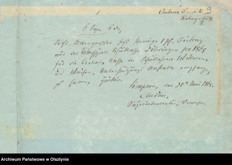 image.from.unit.number "Beläge zur Kirchspiels-Schulkasse Rechnung"