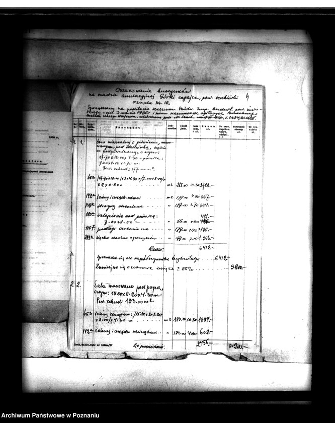 Obraz 9 z jednostki "Operat szacunkowy majątku Gorki-Zagajne powiatu szubińskiego"