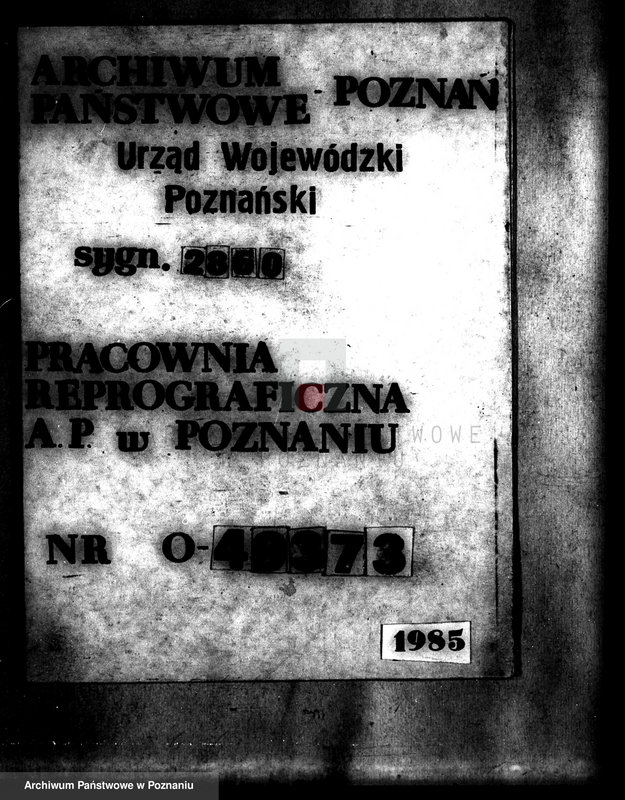 Obraz 11 z jednostki "/Księga kontroli prac parcelacji prywatnej powiatu wągrowieckiego/"