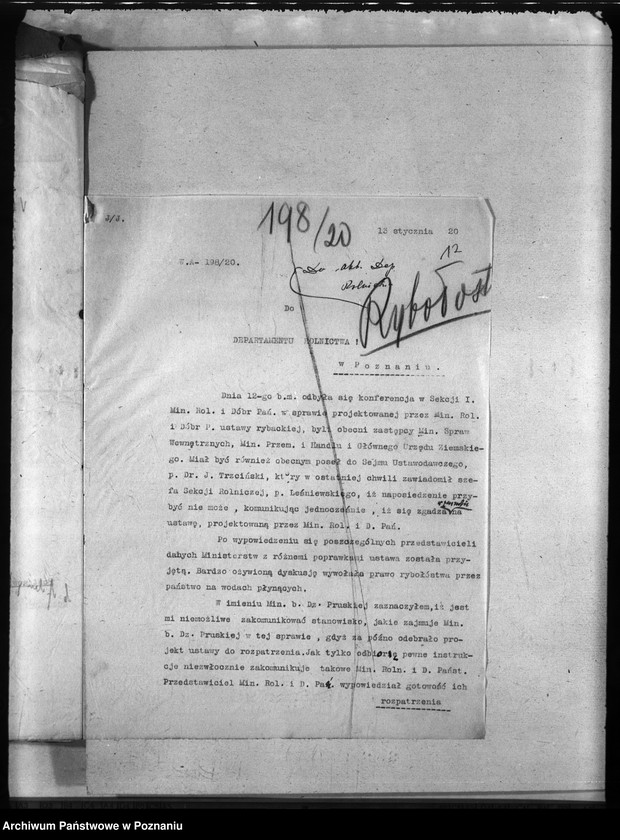 Obraz 16 z jednostki "Deleg. Departamentu Rolnictwa i D. Państw. Rybołówstwo"