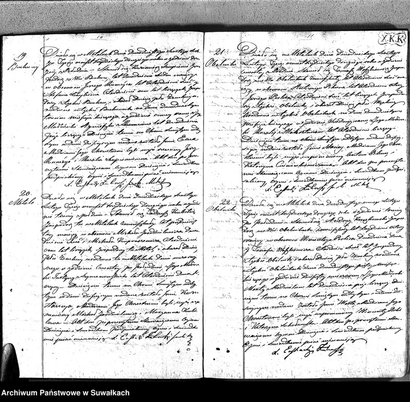image.from.unit.number "Duplikat Aktów Urodzonych, Małżeństw i Umarłych Parafii Metelskiey z Roku 1832"