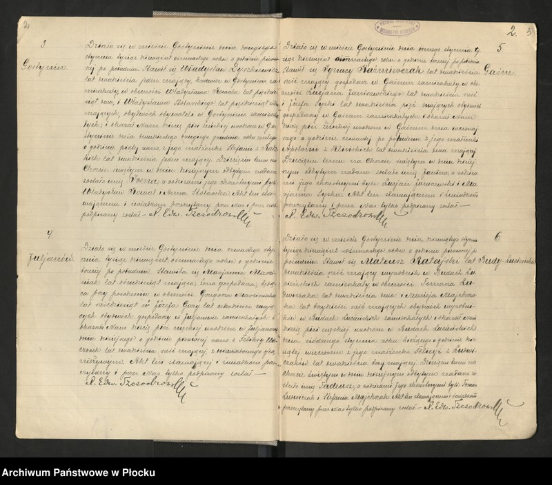 Obraz 4 z jednostki "Akta urodzeń, małżeństw i zgonów"