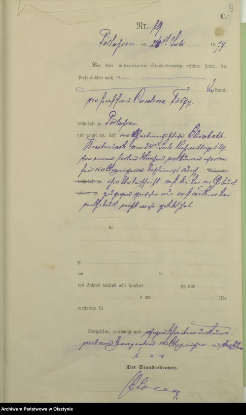 image.from.unit.number "Sterbe-Haupt-Register Nr 11 - 24"