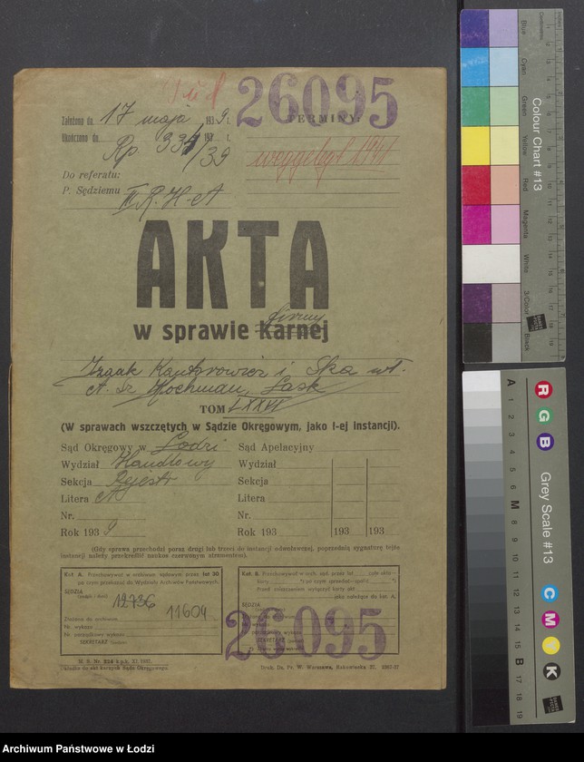 Obraz 2 z jednostki "Izaak Kantorowicz i s-ka – dzierżawca A. Sz. Kochman, Łask – młyn parowy"