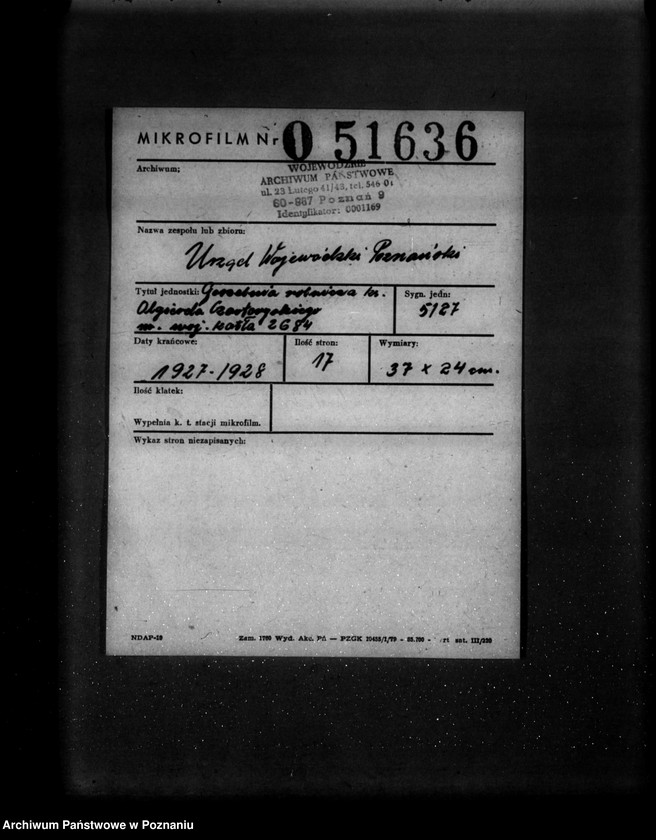 Obraz 2 z jednostki "Gorzelnia rolnicza ks. Olgierda Czartoryskiego nr woj. kotła 2684"