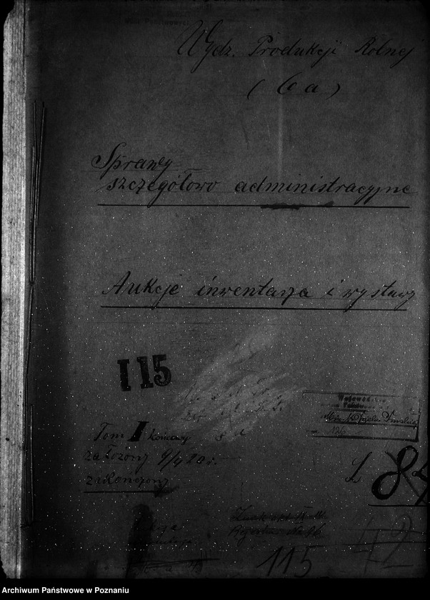 image.from.unit.number "Sprawy szczegółowo-administracyjne Aukcje inwentarza i wystawa"