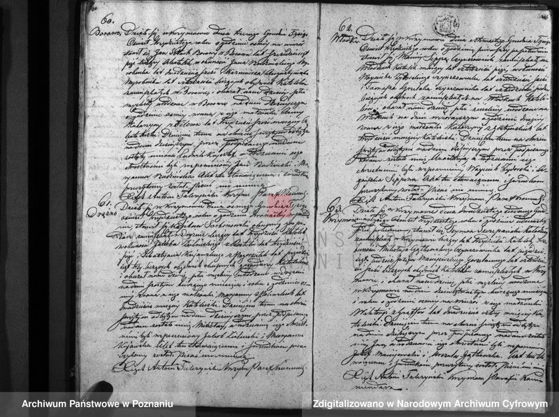 Obraz 19 z jednostki "Akta urodzenia, małżeństwa i zgonu"