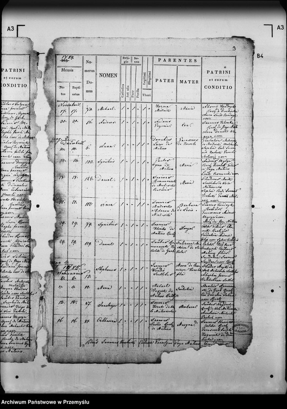 Obraz 8 z jednostki "[Kopie ksiąg metrykalnych parafii Małnów (dekanat Mościska)]"