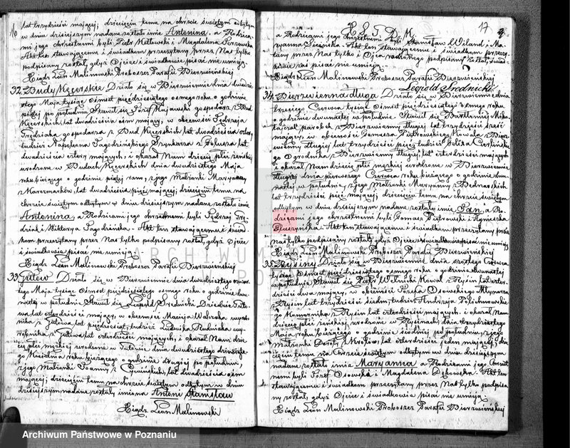 Obraz 10 z jednostki "Akta urodzonych, zaślubionych i zmarłych"