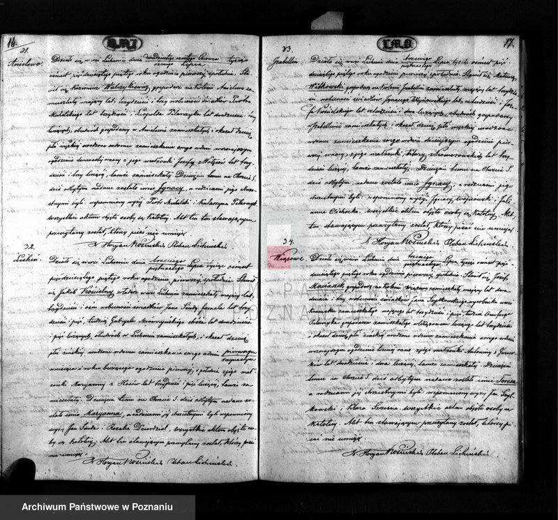 Obraz 9 z jednostki "Duplikat urodzonych, zaślubionych i zmarłych"