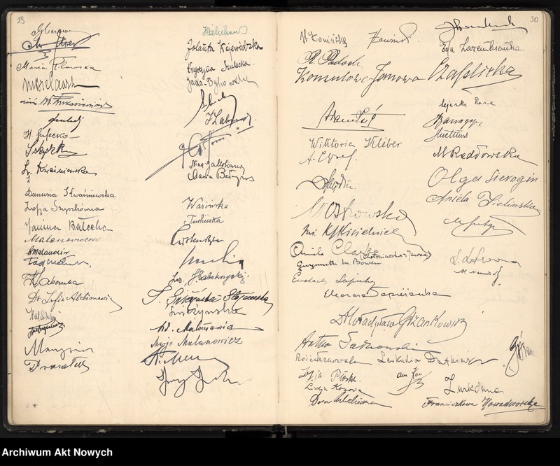 image.from.unit.number "Genialnemu Wirtuozowi Ignacemu Paderewskiemu w hołdzie - widzowie filmu "Sonata Księżycowa". Warszawa, kino "Cassino" 1937 (List dyrekcji kina, album podpisów widzów)"