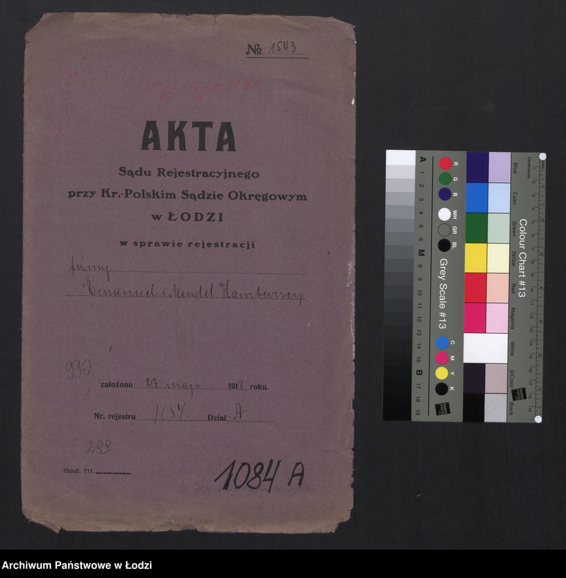 Obraz 2 z jednostki "Emanuel i Mendel Hamburscy - drukarnia"