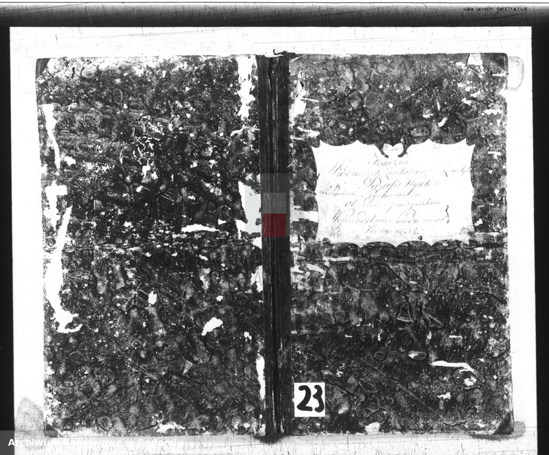 image.from.unit.number "Duplikat Książka Urodzonych, Zaślubionych i Zmarłych Parafii Wysoka w powiecie Szydłowieckim Obwodzie Opoczyńskim Województwie Sandomierskiem z roku 1832"