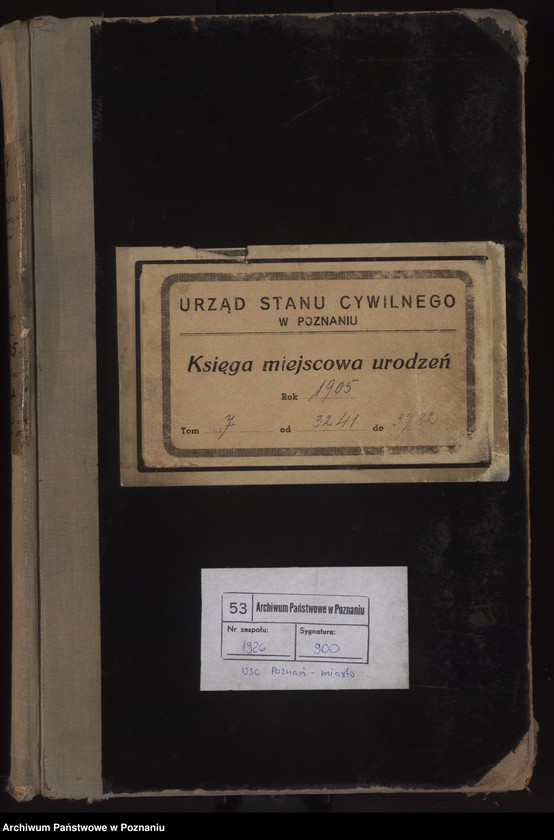 Obraz 2 z jednostki "Księga miejscowa urodzeń tom VII"