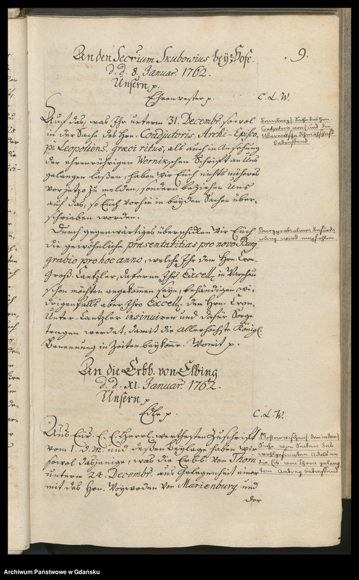 image.from.unit.number "[Liber missivarum]. Index nominum eorum ad quos litterae praecedentes exaratae sunt. Register der in den […] Briefen enthaltenen Sachen"
