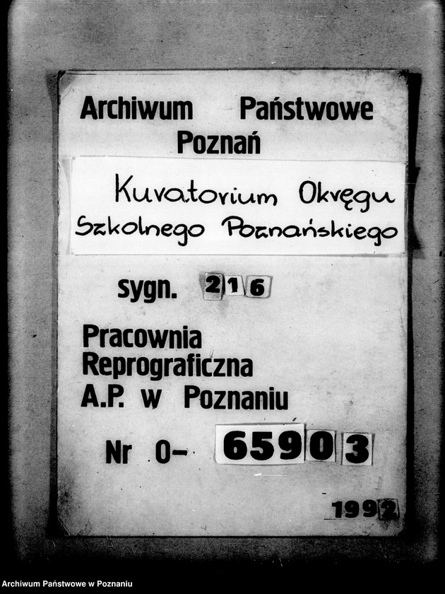 Obraz 1 z jednostki "Prywatna Szkoła Powszechna z niemieckim językiem nauczania w Łubowie powiat Gniezno"