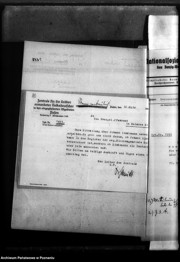 Obraz 14 z jednostki "Johann Lindemann aus Kulmsee/ Westpreussen (powiat Toruń)"