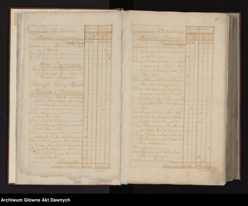 image.from.unit.number "Inventarium ducatus Lowicensis sede vacante post Fata piedessci Celsissimi [...] Antonii de Ostrów Ostrowski Archiepiscopi Gnesnensis Primatis Regni Poloniae Magni Ducatus Lithuaniae per me Theodorum Gabrielem de Siemienice Siemieński Decanum Metropolitanum Gnesnensem Conscriptum Anno 1785. [Inwentarz dóbr Księstwa Łowickiego sporządzony po śmierci arcybiskupa gnieźnieńskiego i prymasa Polski Antoniego Kazimierza Ostrowskiego (zm. 1784)]."