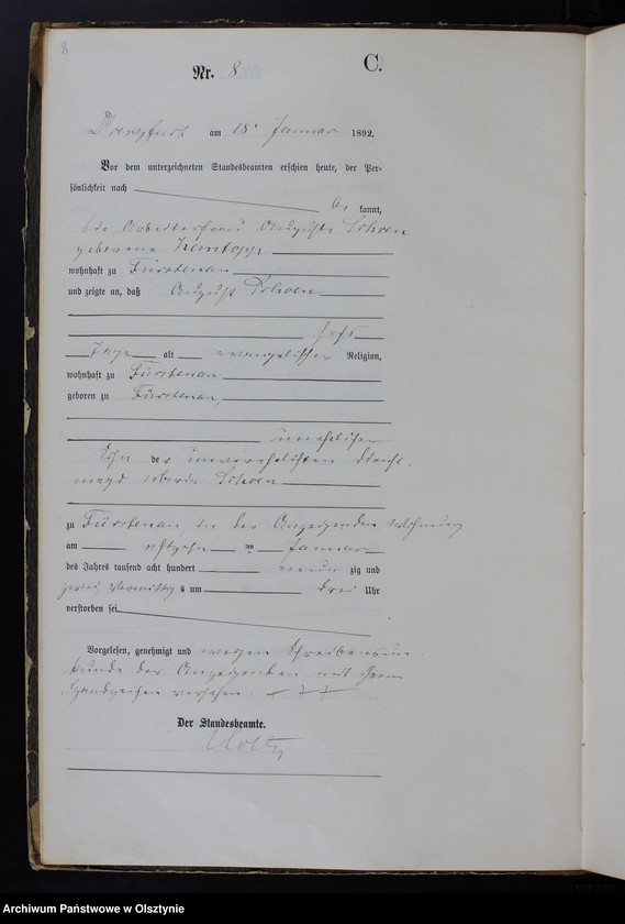image.from.unit.number "Sterbe-Haupt-Register Nr 1 - 121"