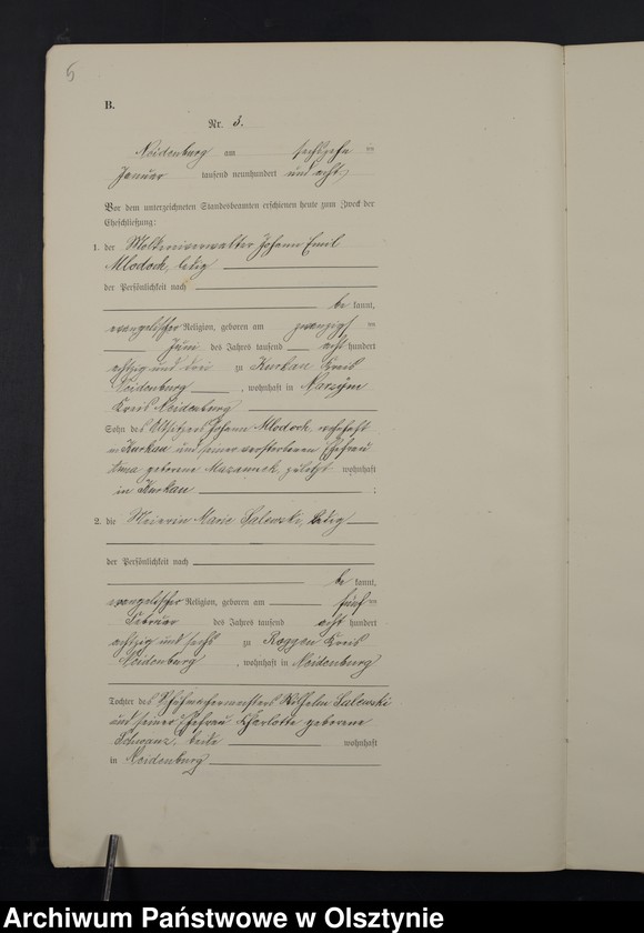 image.from.unit.number "Heirats-Neben-Register Nr 1 - 25"