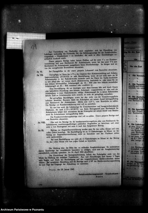 Obraz 15 z jednostki "Polin Marie Nowacka und Socialversicherung [Akta personalne krawcowej Marii Nowackiej. Listy płac personelu polskiego za lipiec 1944 r.]."