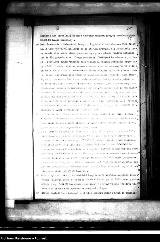 Obraz 19 z jednostki "Majątek Bralin powiatu kępińskiego wyłączenie z art. 4 i 5 ustawy o przeprowadzeniu reformy rolnej Gustaw Biron von Curland"