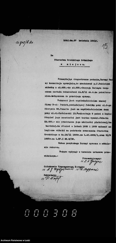 Obraz 19 z jednostki "[Składki na rzecz gminy]"