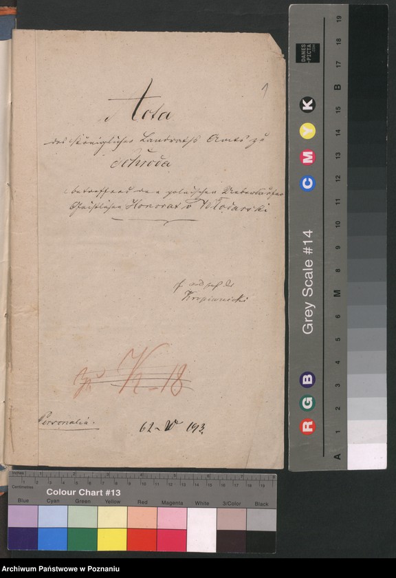 image.from.unit.number "A. betr. den polnischen Überläufer Honoratius von Włodarski"