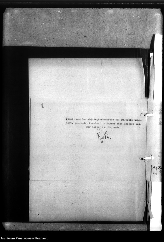 Obraz 12 z jednostki "Wehrkreiskommander VIII - Breslau, Korespondencja z Werhrkreiskommand VIII we Wrocławiu w sprawie członków "Sonderformatin Ebbinghaus""