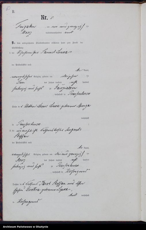 image.from.unit.number "Heiraths-Haupt-Register Nr 1 - 23"