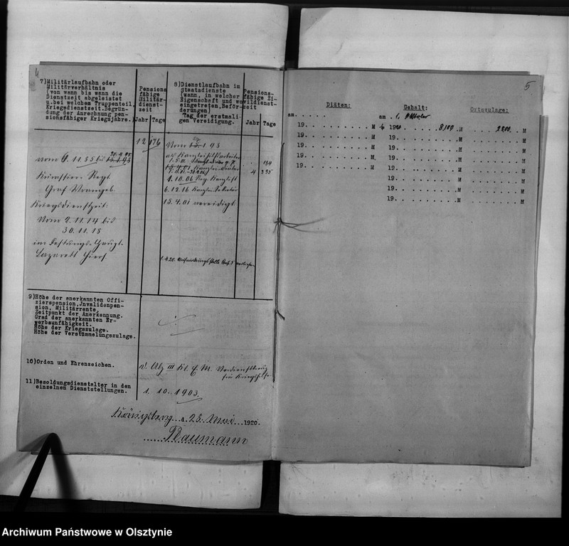 image.from.unit.number "Personal-Akten für den Kanzlei Sekrär Plaumann [Friedrich Karl]"