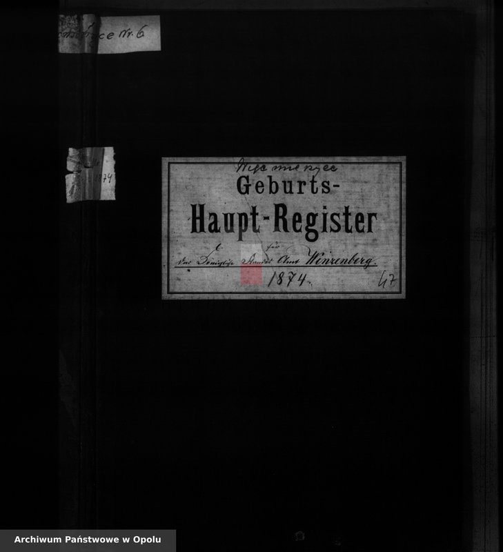 image.from.unit.number "Geburts-Haupt-Register für des Standes Amt Winzenberg 1874"