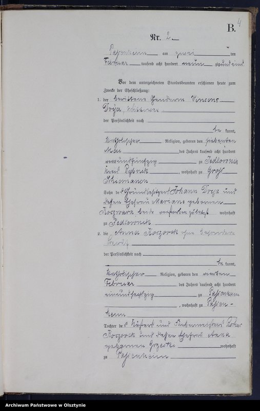 image.from.unit.number "Heiraths-Haupt-Register Nr 1 - 13"