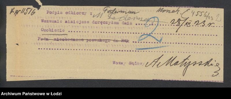 Obraz 4 z jednostki "Moszek Federman – sklep kolonialny spożywczy"