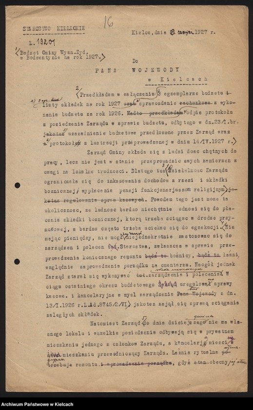 image.from.unit.number "Budżety i sprawy majątkowe żydowskiej gminy wyznaniowej w Bodzentynie pow. Kielce"