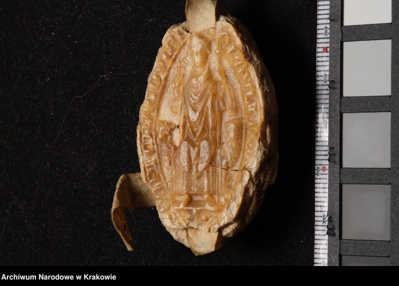 image.from.unit.number "Paweł biskup krakowski zawiera ugodę z Leszkiem księciem krakowskim, sandomierskim i sieradzkim, który za ujęcie i więzienie biskupa oraz wyrządzone"