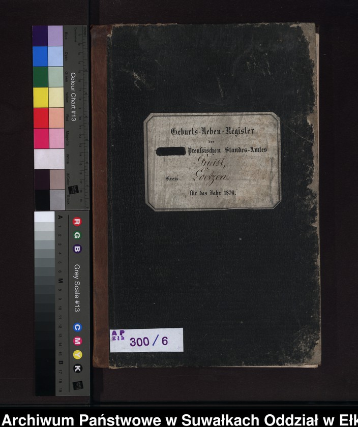 image.from.unit.number "Geburts-Neben-Register des Preussischen Standes-Amtes Gneist Kreis Loetzen"
