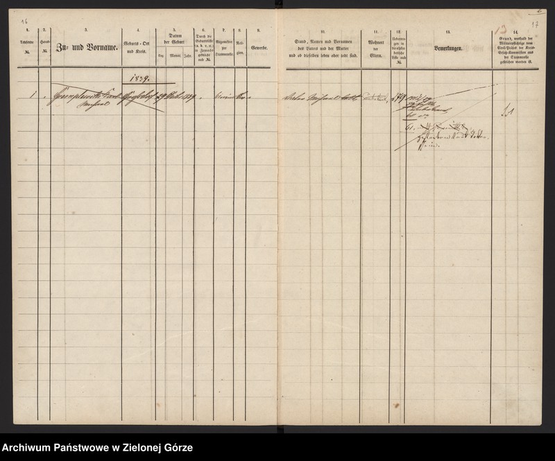image.from.unit.number "Militair - Stammrolle von Dominium Großdorf nebst Vorwerke"