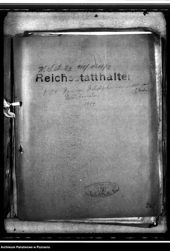 Obraz 4 z jednostki "Bau von Behelfsheimen in Altburgund (Szubin). Polenbaracken"