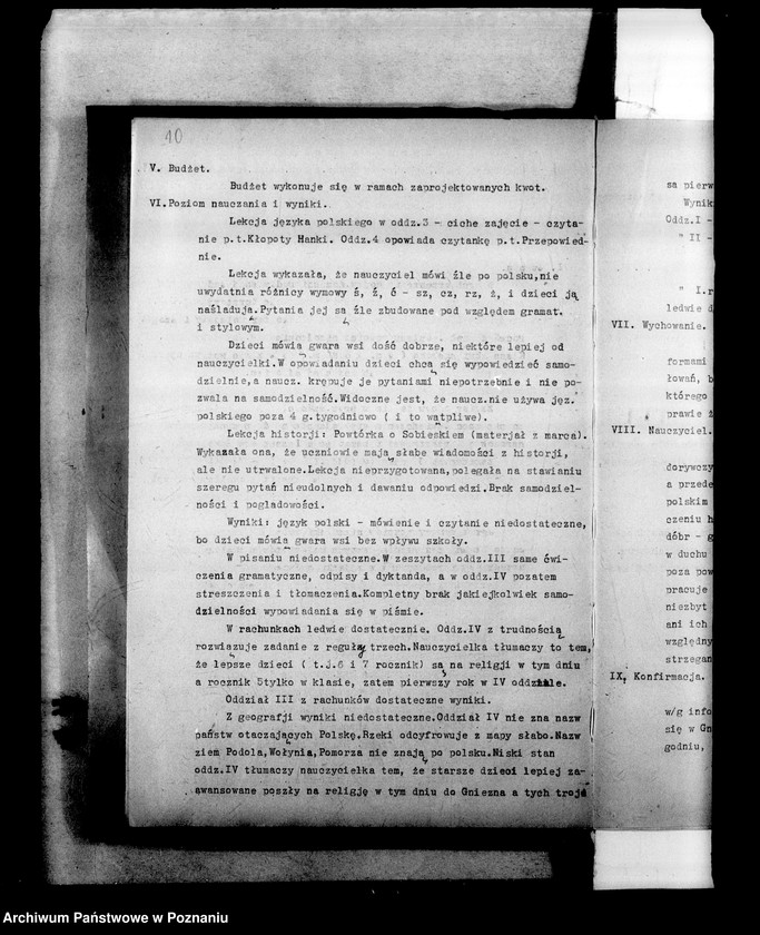 Obraz 14 z jednostki "Prywatna Szkoła Powszechna z niemieckim językiem nauczania Zdziechowa, powiat Gniezno"