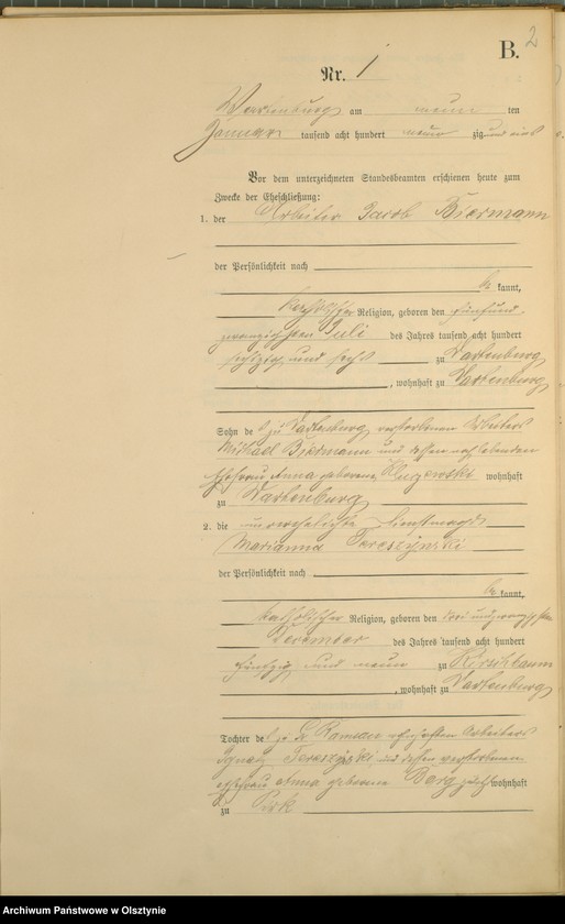 image.from.unit.number "Heiraths-Haupt-Register Nr 1 - 40"