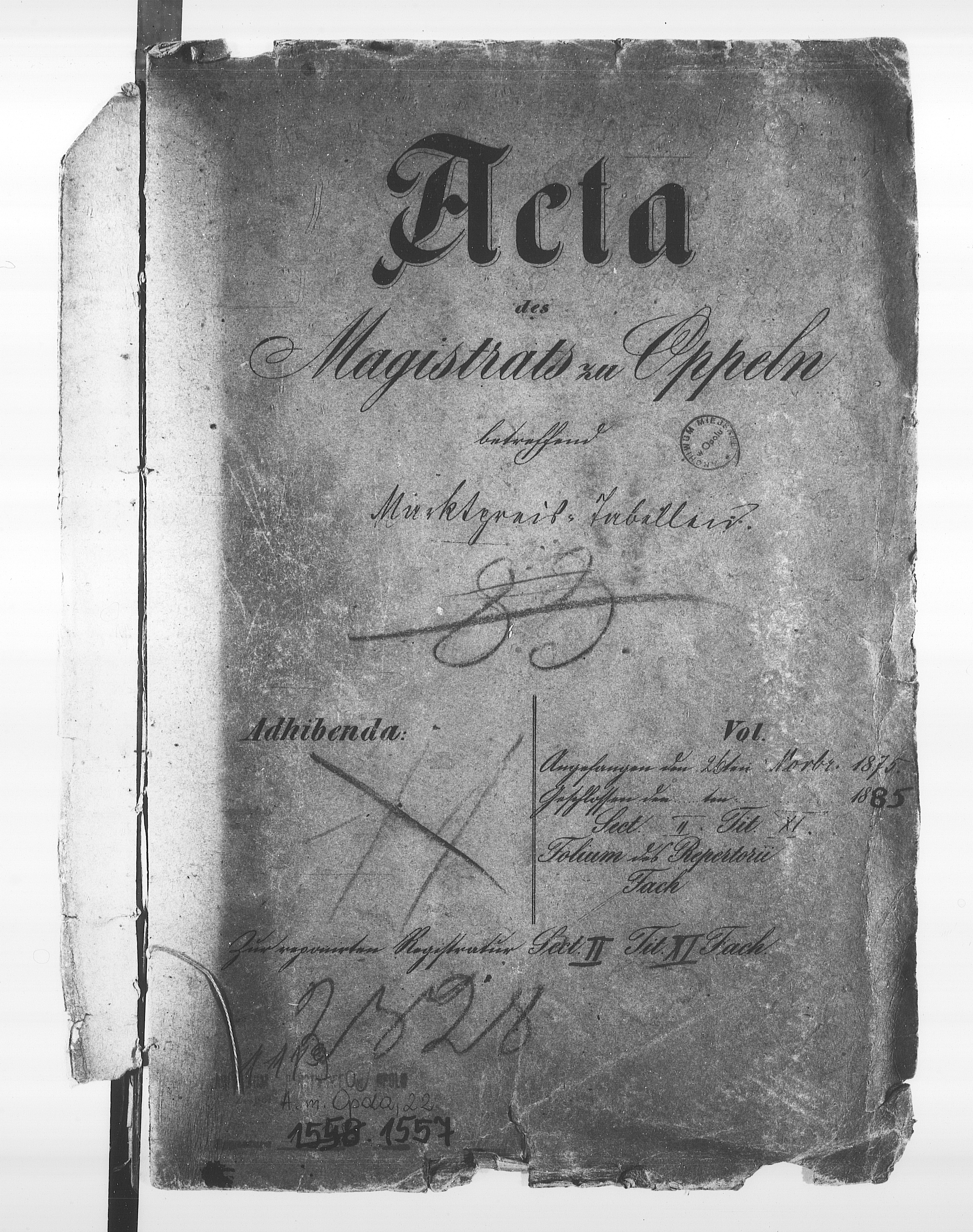 Obraz 4 z jednostki "Acta des Magistrats zu Oppeln betreffend Marktpreis-Tabellen"