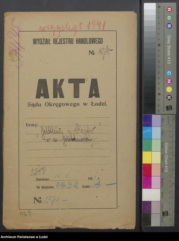 Obraz 2 z jednostki "Mordka Goldblum, Szmul Kojfer- sprzedaż manufaktury"