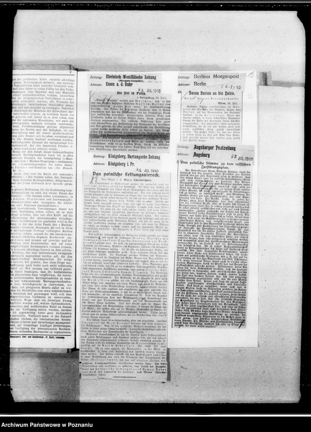 Obraz 20 z jednostki "Głosy prasy niemieckiej o Polsce [Wycinki z gazet]"