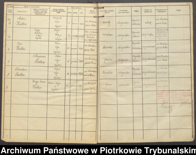image.from.unit.number "[Księga ludności stałej wsi Strzałków]"