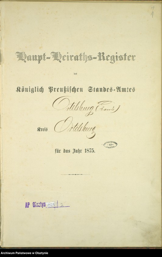 image.from.unit.number "Haupt-Heiraths-Register Nr 1 - 18"