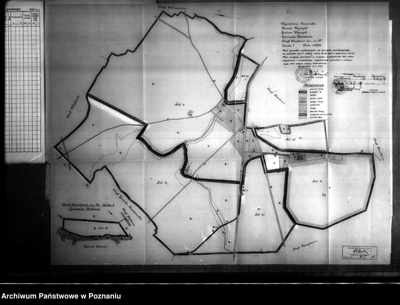 Obraz 11 z jednostki "Rejestr pomiarowy wyłączeń z art. 4 i 5 ustawy o reformie rolnej z majątku Kosztowo powiatu wyrzyskiego"