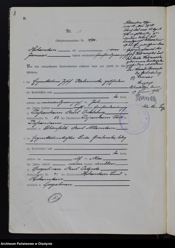 image.from.unit.number "Heirats-Neben-Register Nr 1 - 52"