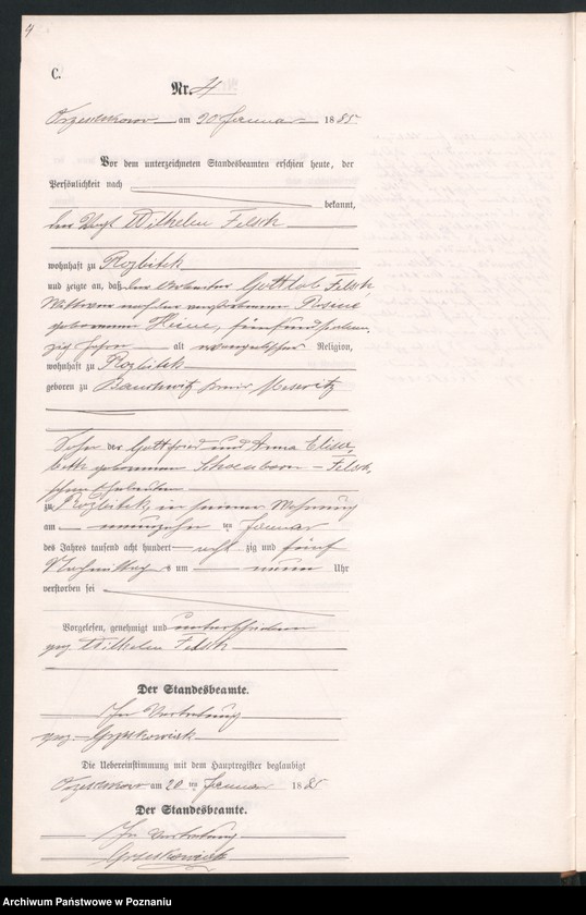 Obraz 7 z jednostki "Księga zgonów"